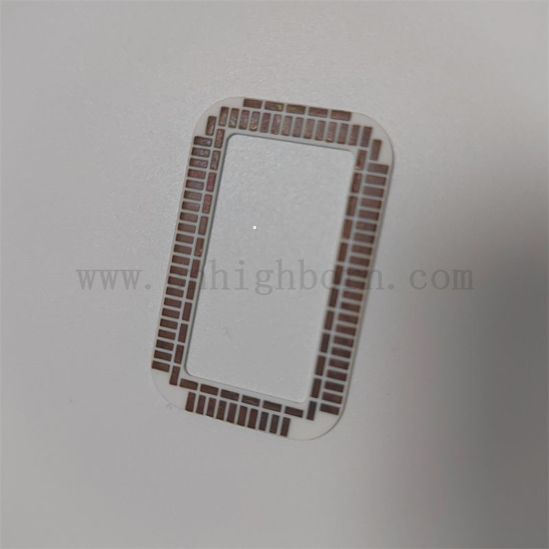 Индивидуальный 96% алюминий керамический лист оксида оксида глинония DPC Substrate с металлом для электроцита