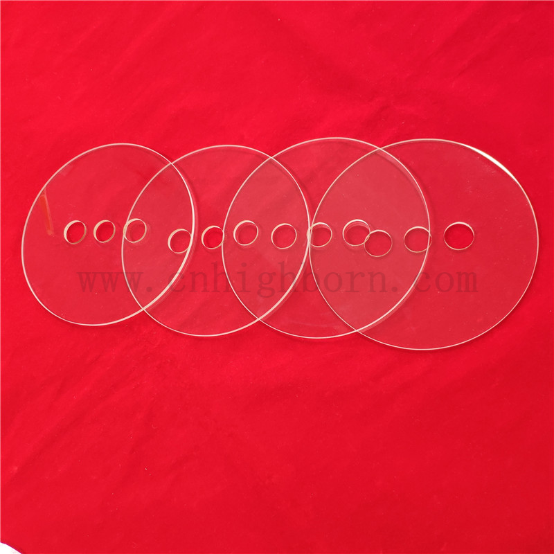 Оптическая линза Перфорированный прозрачный ультрафиолетовый диск jgs1