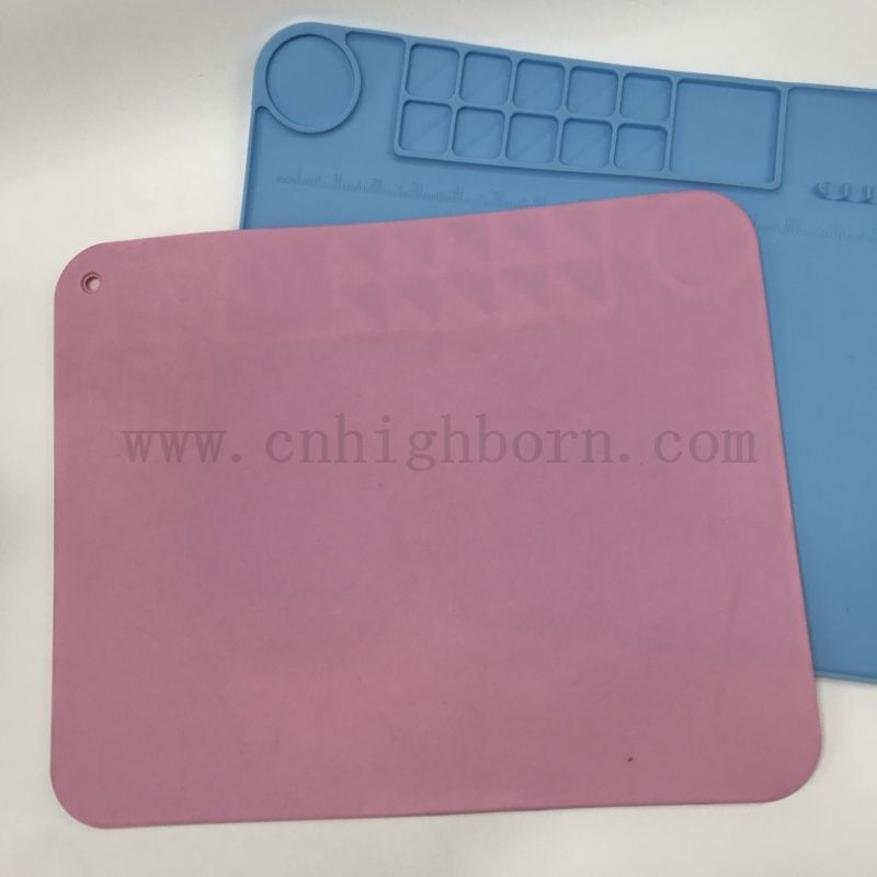 Детские DIY граффити -падки портативный силиконовый резиновый лист 