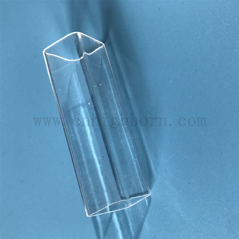 Оптовая высокотемпературная индивидуальная квадратная трубка из кварцевой стеклянной трубки 