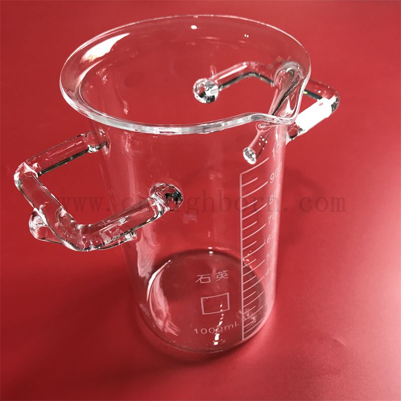 Теплостойкость настраиваемого плавного стакана с помощью Quartz Test с ручками с ручками