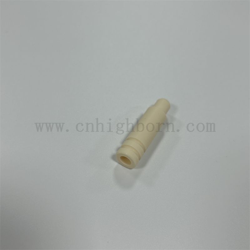 Электрическая изоляционная точность 99 фарфоровой фарфоровой фарфор Al2O3 Керамическая трубка с шагом