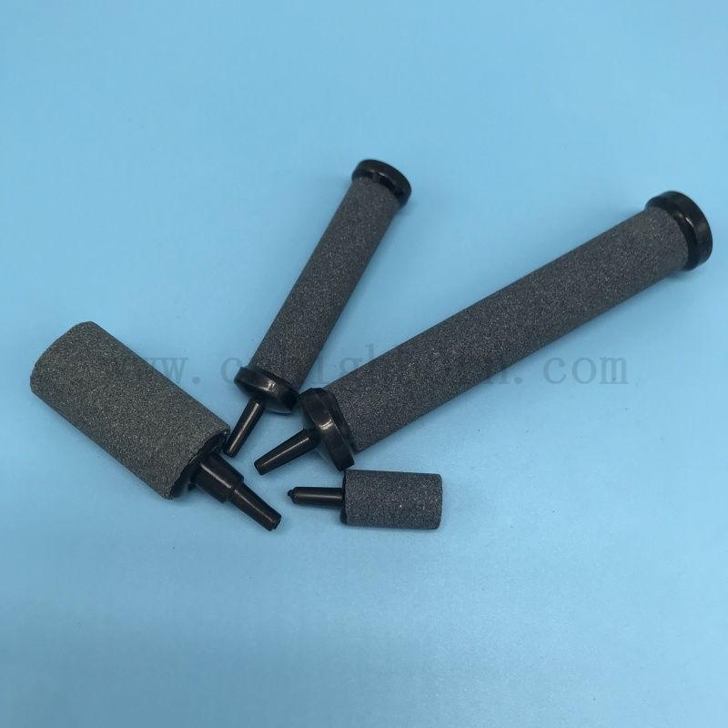  Пользовательский серый цвет аквариумный цилиндр квадратный колонна пузырьковый воздушный камень