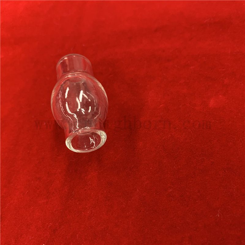  Теплостойкость индивидуальная форма с прозрачной плавленой кремной кварцевой лабораторной посудой