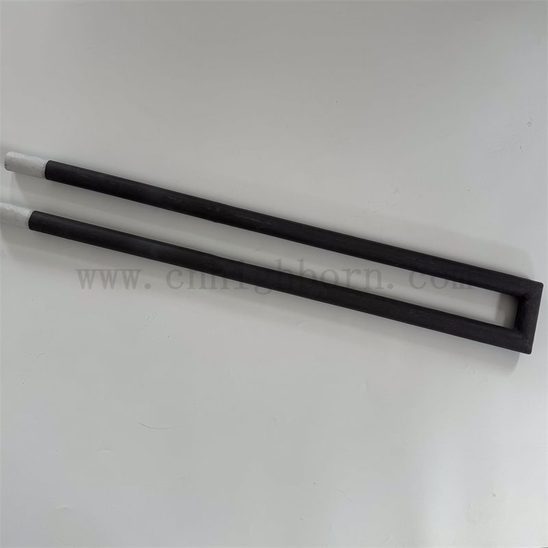 Рефрактерный кремниевый карбид нагревательной элемент изолятор SIC Ceramic U Type Tube