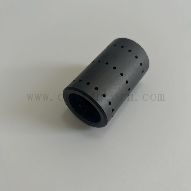 Индивидуальные керамические трубки SIC керамической трубки с отверстиями с отверстиями