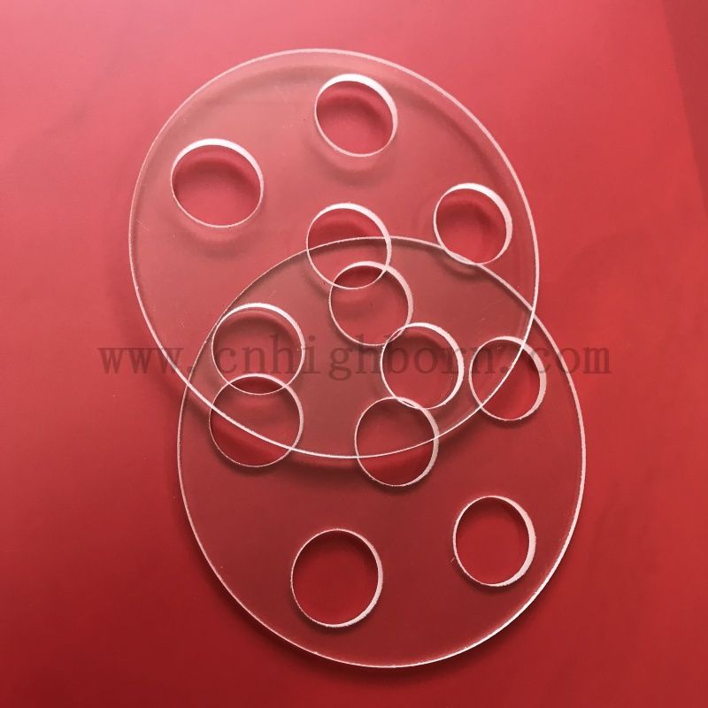 Лазер просверленный кварцевый диск