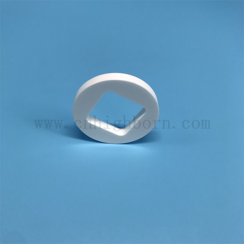 Высокая прочность на керамическое канавное блок Zro2 с отверстиями Zro2