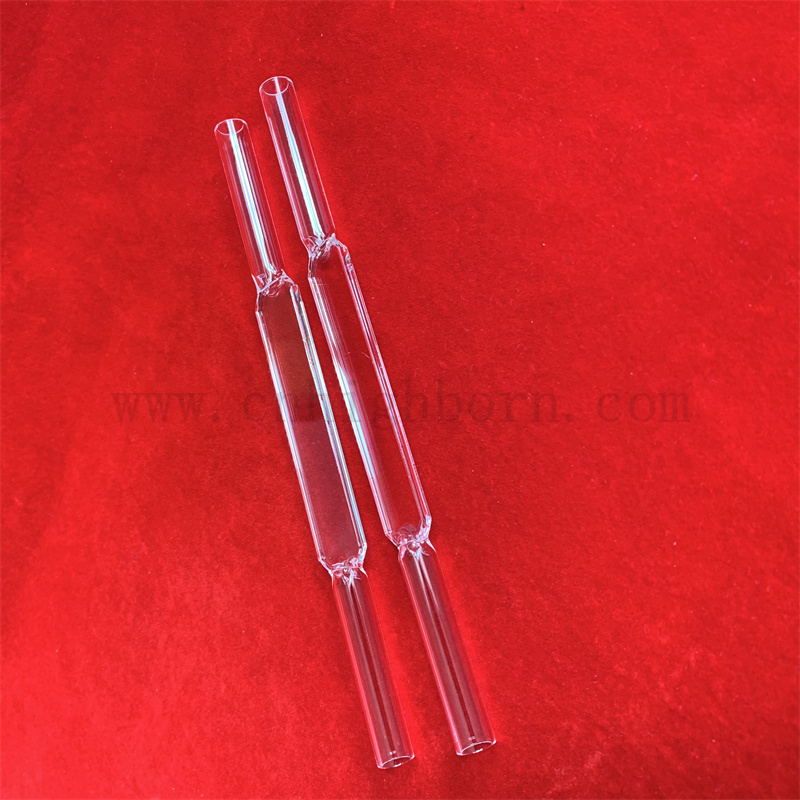 Лабораторная посуда индивидуальные размеры высокий точный поток через спектрофотометр Кварцевая кювета для ячейки