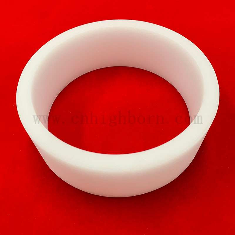 Млечный белый круглый слитый кремный вакуумный фланце