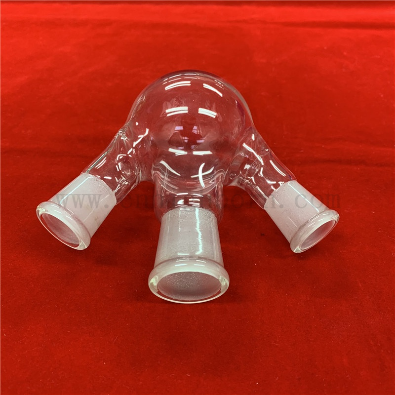 Лабораторное тестирование индивидуально прозрачное боросиликатное стекло.