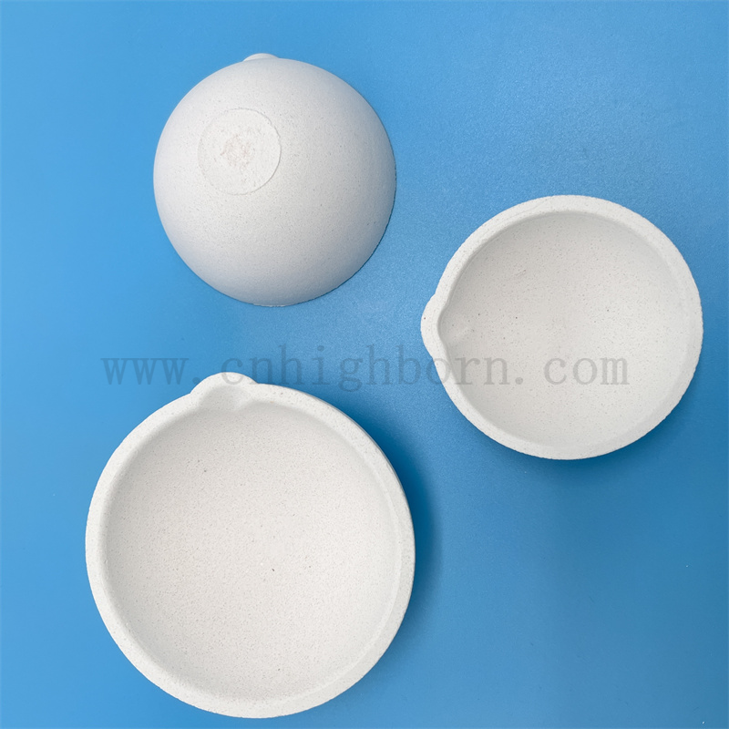 Индивидуальная лабораторная золотая миска таяния Quartz Fused Crucible Crucible