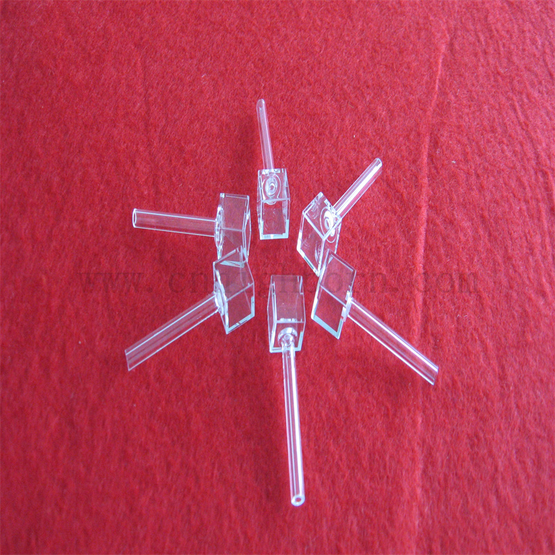 Лабораторная квартальная газовая камера кюветы стеклянная кварцевая кювета