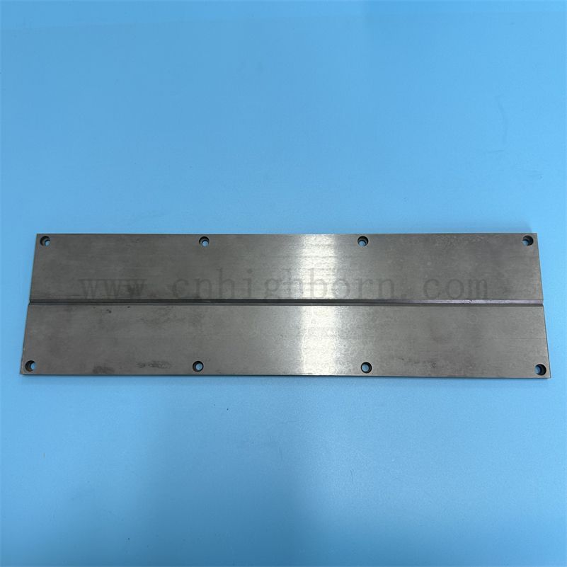 Реакция спекания RBSIC SSIC Силиконовый кремниевый кремовый керамический керамическая пластина/лист с отверстиями