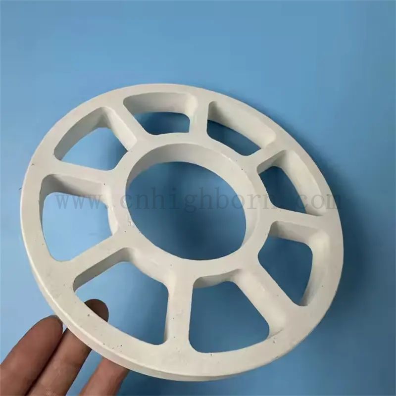 Рефрактерные белые кордиеритовые детали керамическое кольцо для печи