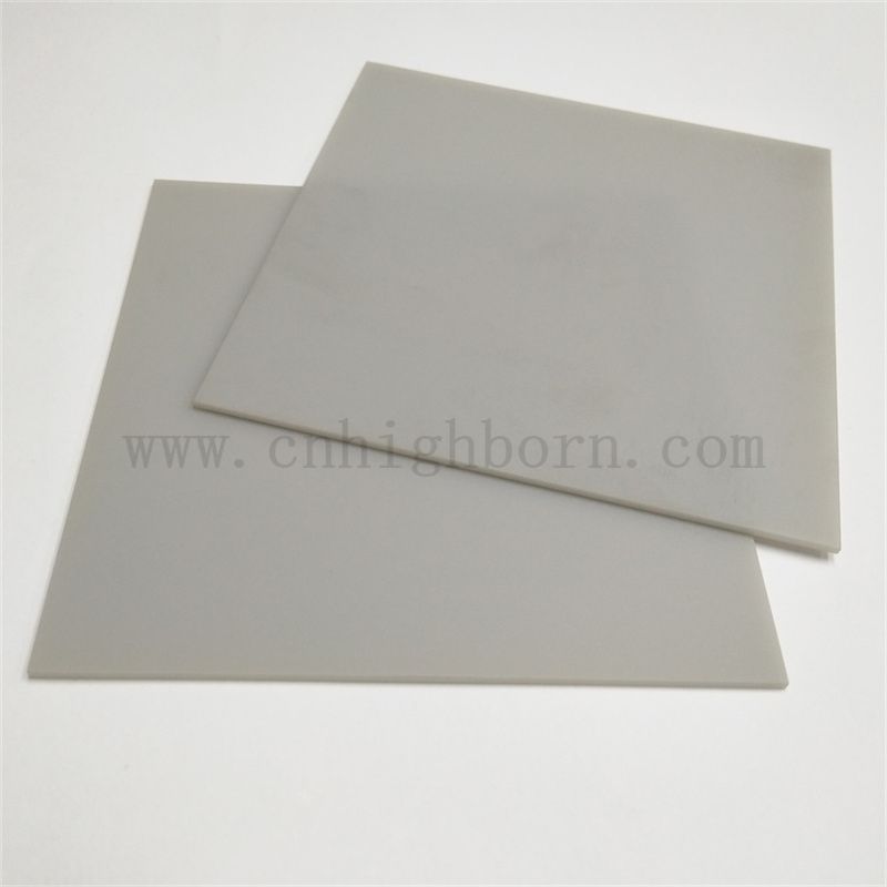 Индивидуальная термостойкая керамическая лист Aln Высокая теплопроводящая алюминиевая нитридная пластина