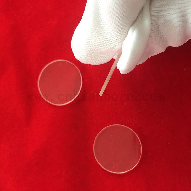 Индивидуальный прозрачный круглый теплостойкий, платечный стеклянный диск кремнезема