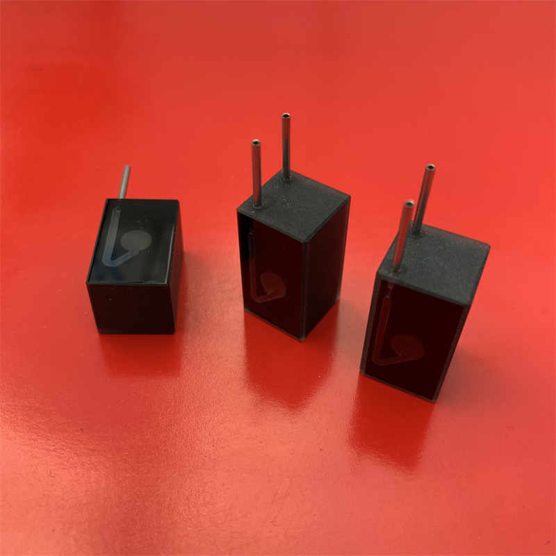 10 мм легкий путь 0,03 мл оптическая стеклянная ячейка Черная кварцевая кювета