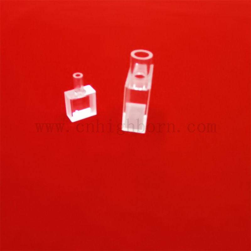 Лабораторная коррозионная стойкость микрорежна прозрачная ультрафиолетовая стеклянная кювета Quartz