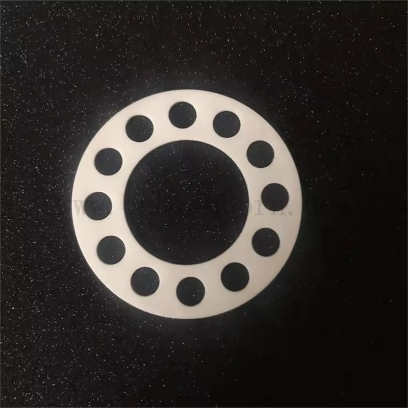  Высокая температура износостойкая 99% Al2O3 Пластин ароматический керамический диск с отверстиями с отверстиями