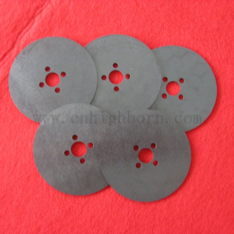 Пользовательская лазерная просверленная черная циркония круглая керамическая диск Zro2 Zro2