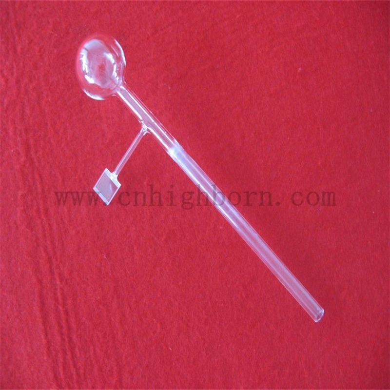 Лабораторная кварцевая ячейка 2 стороны прозрачная стеклянная кювета для спектрофотометра