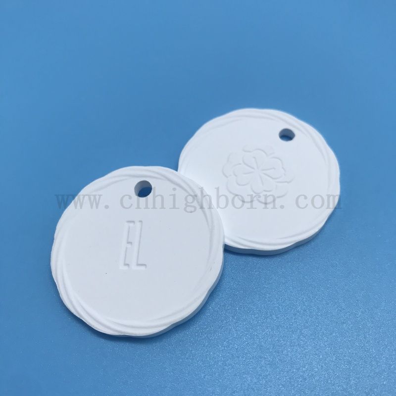 Двухсторонний логотип, пористая керамика, ароматический диффузор из камня, подвесная пластина