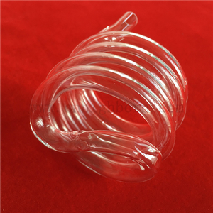 Индивидуальная термостойкая прозрачная спиральная трубка из кварцевого стекла