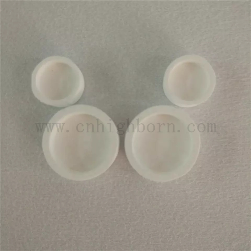 Промышленная 99% MGO Ceramic Crucible Magnem Magneme Magnemy Magneling Noble Metal Cupel