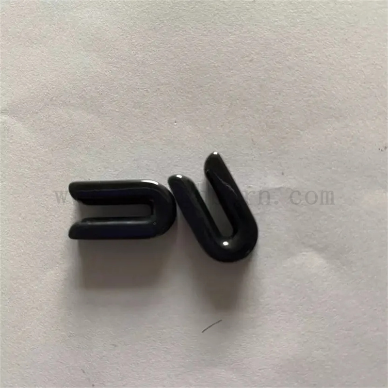 Черный титановый оксид керамическая щельная пряжа направляющая текстильная керамическая проволочная пряжа