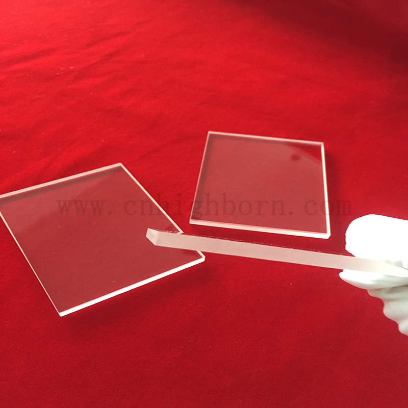 Высокая световая пропускание 90% прозрачная ультрафиолетовая пластина кремния 