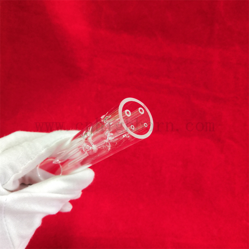 Индивидуальная термостойкая прозрачная кварцевая стеклянная труба прозрачная прозрачная труба из кремнезема