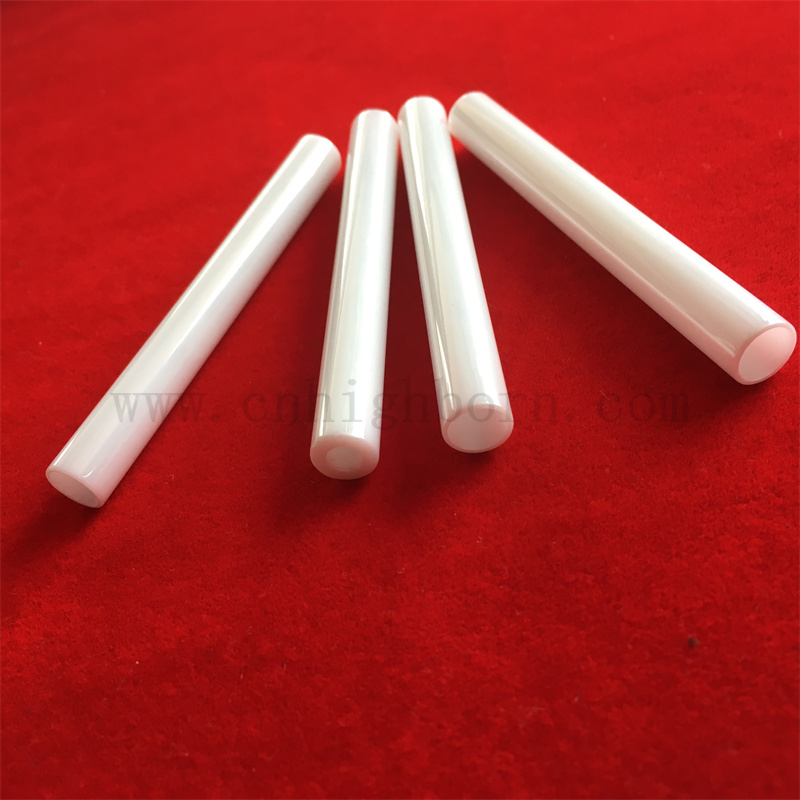 Гладкая иттрия стабилизировала ysz Zro2 Циркония керамическая трубка с обеих сторон открыты