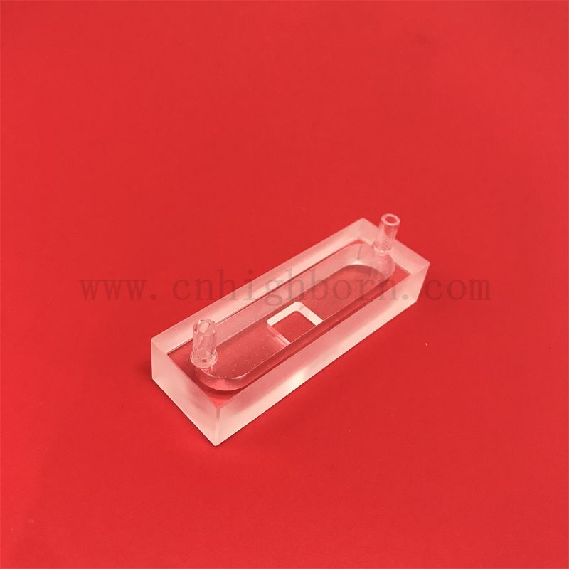 Лабораторные исследования высокая точная оптическая кварцевая стеклянная кювета