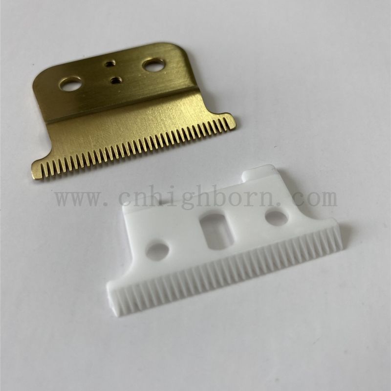 Высокий матч циркония керамические волосы лезвие для лезвия с металлическим парикмахерским лезвием