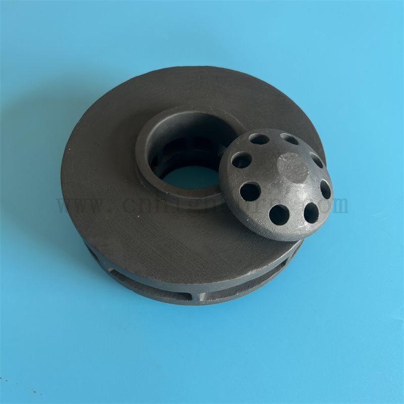 Изолятор кремниевой карбид нерегулярная часть реакция спеченная керамический блок SIC SIC