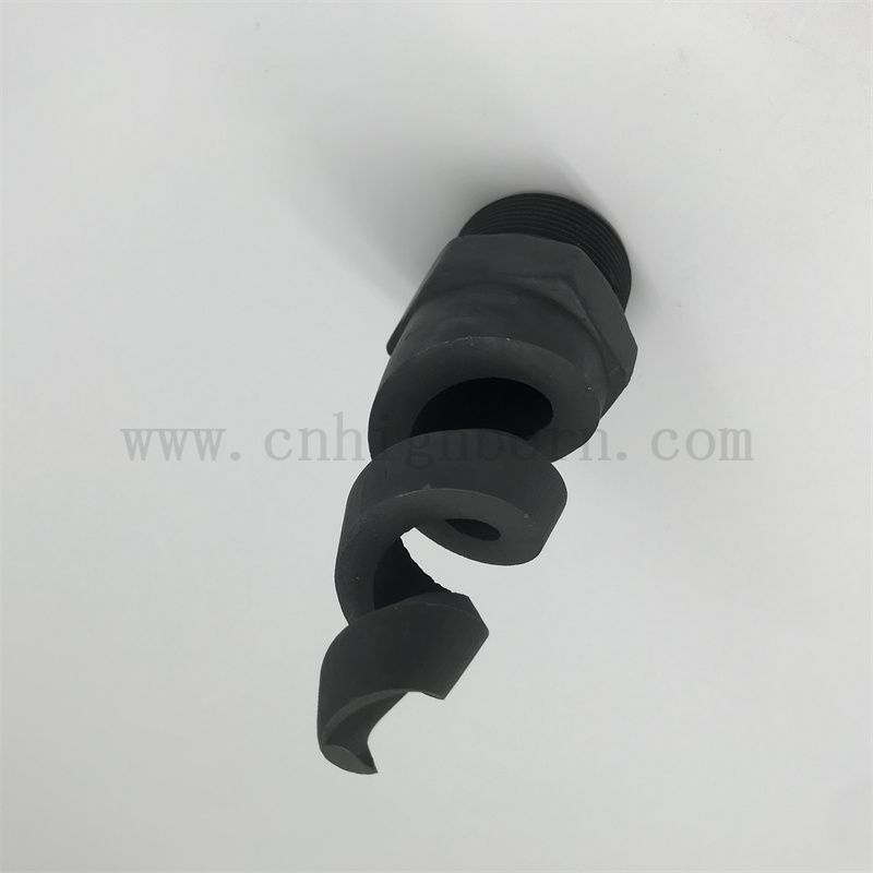 Изолятор кремниевый карбид дезильфуризационный сопло высокая твердость SIC Ceramic нерегулярная часть