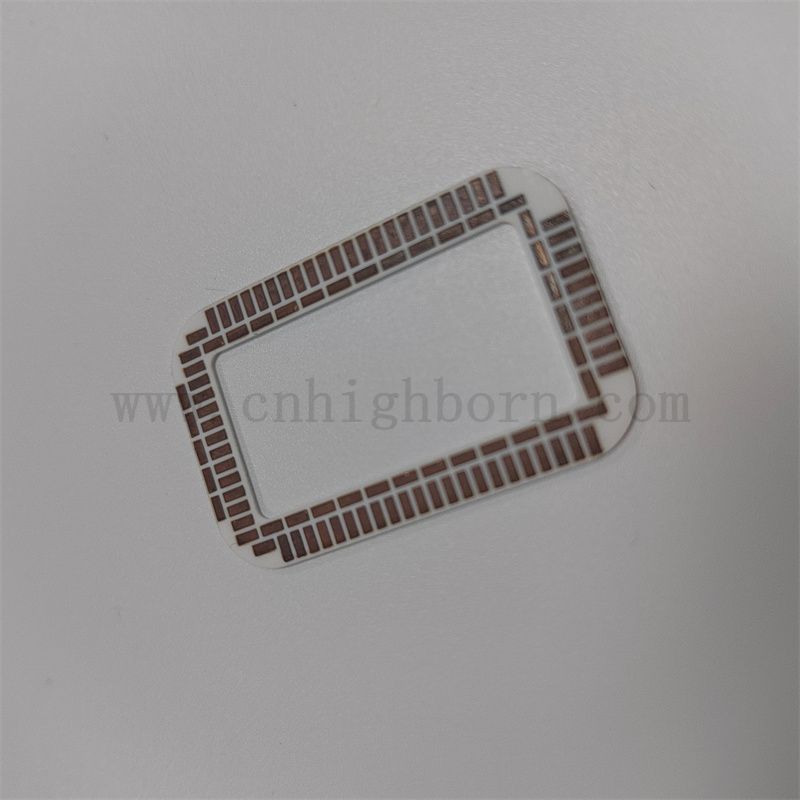 Индивидуальный 96% алюминий керамический лист оксида оксида глинония DPC Substrate с металлом для электроцита