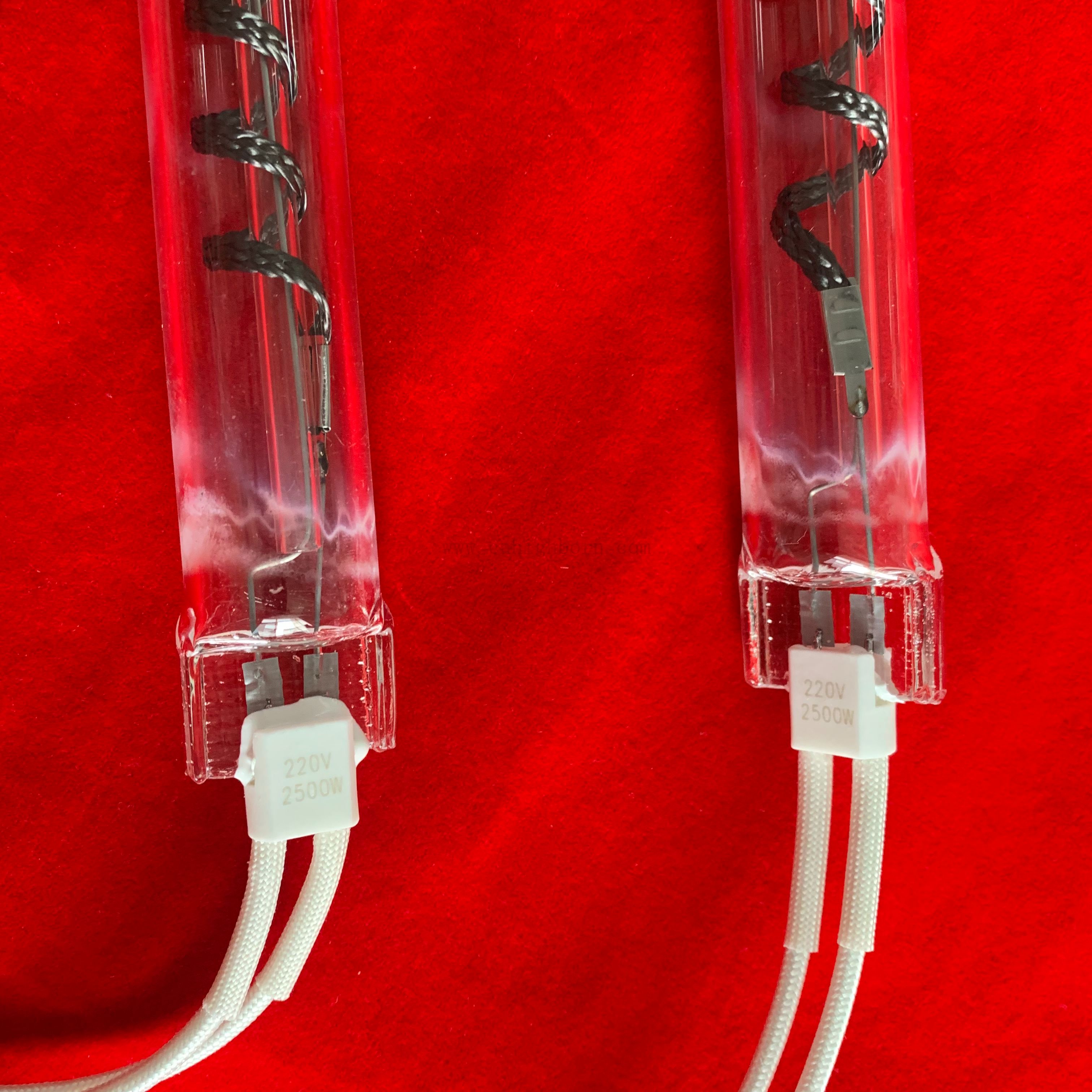 Заводская подача высокотемпературной нагревательной стеклянной трубки с полосой нагревателя