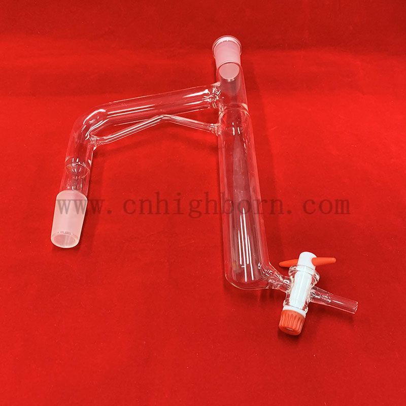 Прозрачная индивидуальная форма с плавленого кварцевого стеклянного лабораторного инструмента