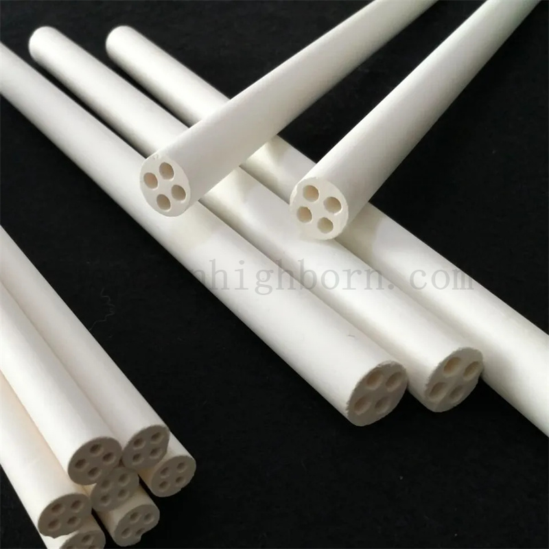 Промышленный нагревательный элемент труба с 4 отверстиями керамическая изолирующая трубка с оксидом магния
