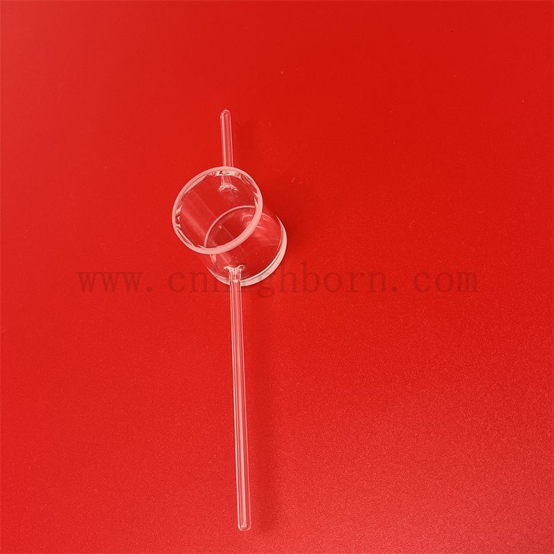 Лабораторная кварцевая стеклянная газовая камера Кюветы Цилиндрический поток через клетку для атомного магнитометра