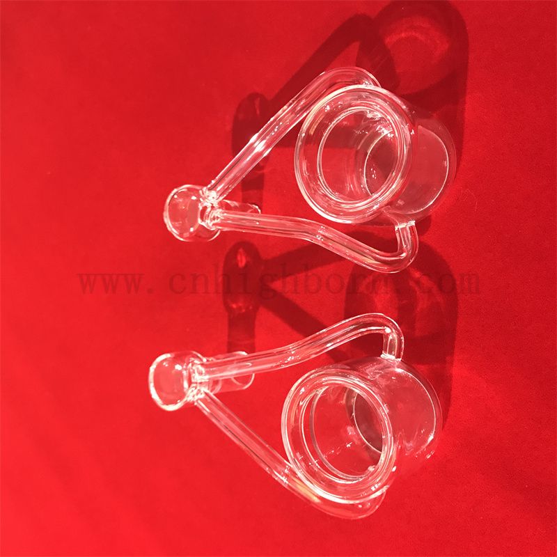 Высокая резистентная адаптированная форма полированная прозрачная тепловая ноготь Кварца 