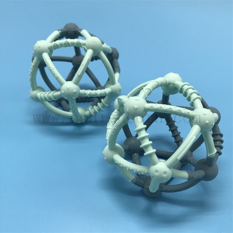 Пищевый класс Силиконовый мяч PET молярный шарик игрушка Dog Игрушка резиновый шарик