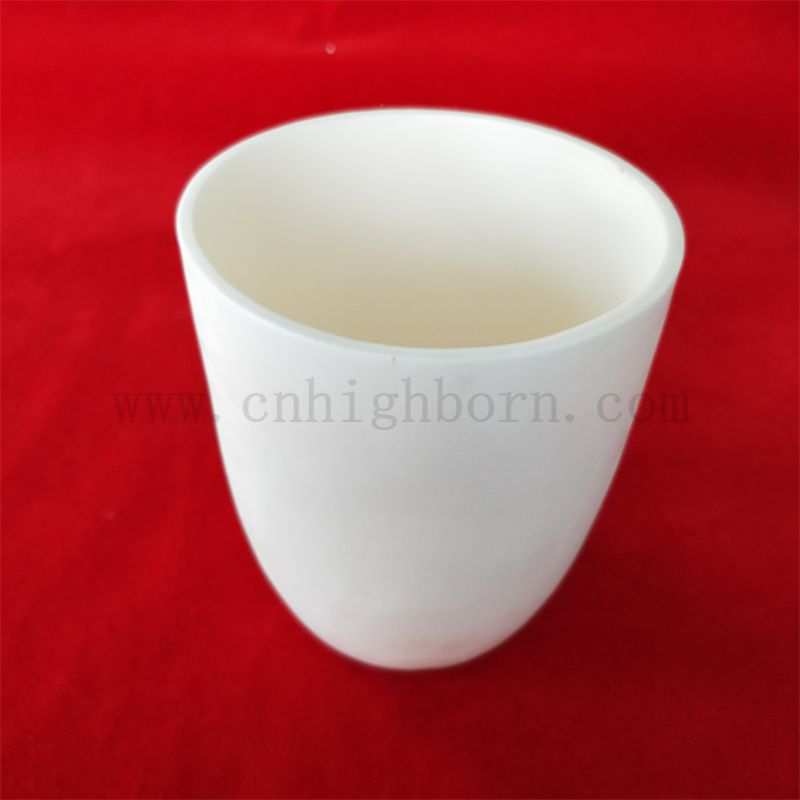 Высокая температура, устойчивая к 99% Al2O3 Альминационной дуговой дуги, керамический плавильный горшок для лаборатории для лаборатории