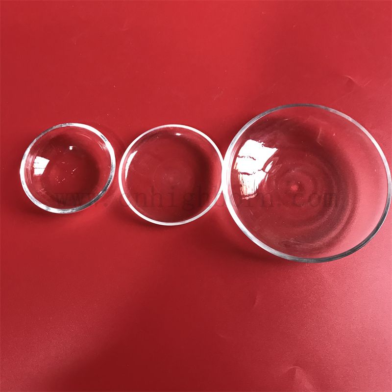 Индивидуальная стеклянная посуда прозрачная теплостойкость кварцевого кремнезема культура Петри Блюдо