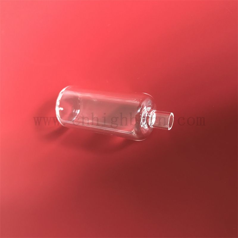 Высокая температурная устойчивость глубокой процесс прозрачная кварцевая стеклянная трубка