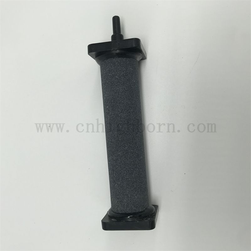 Темно-серый столбчатый пузырьковый камень, высококачественный цилиндрический аквариумный воздушный камень для аквакультуры и аквариума