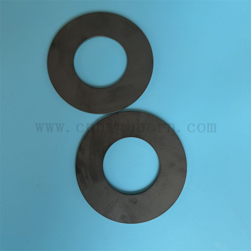 Изолятор черный кремниевый керамический кольцо с устойчивой к износостойкой пластин 