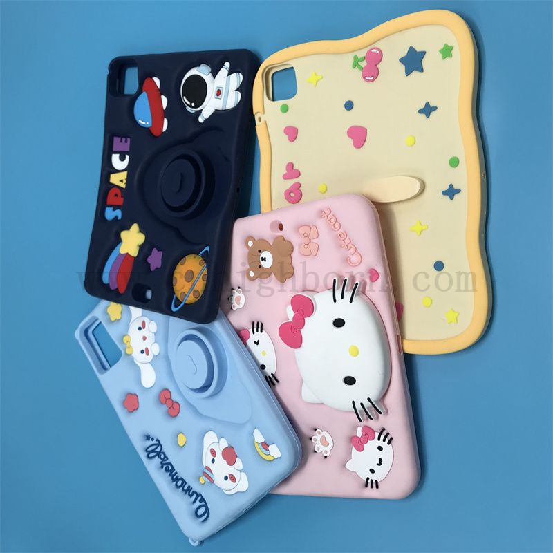 Индивидуальная оболочка мягкой накладки желтый милый рисунок Силиконовый резиновый защитный чехол 